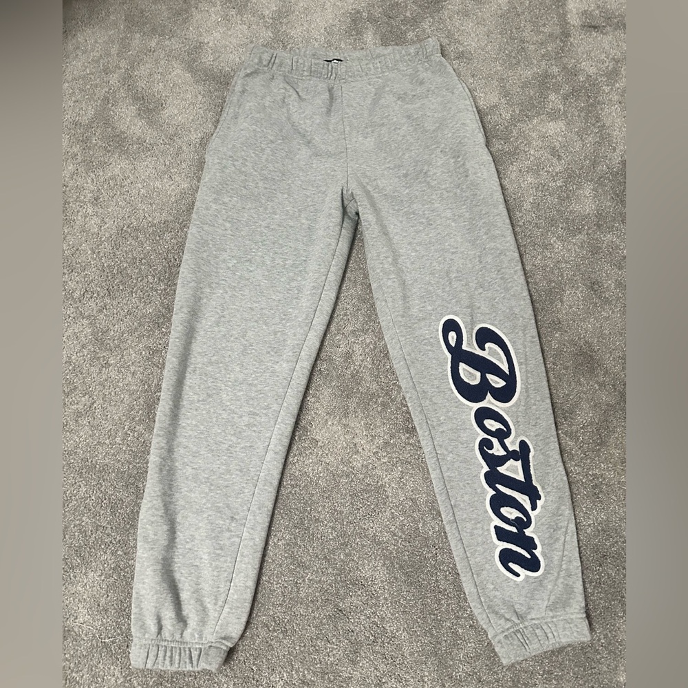 Grey Boston Sweatpants